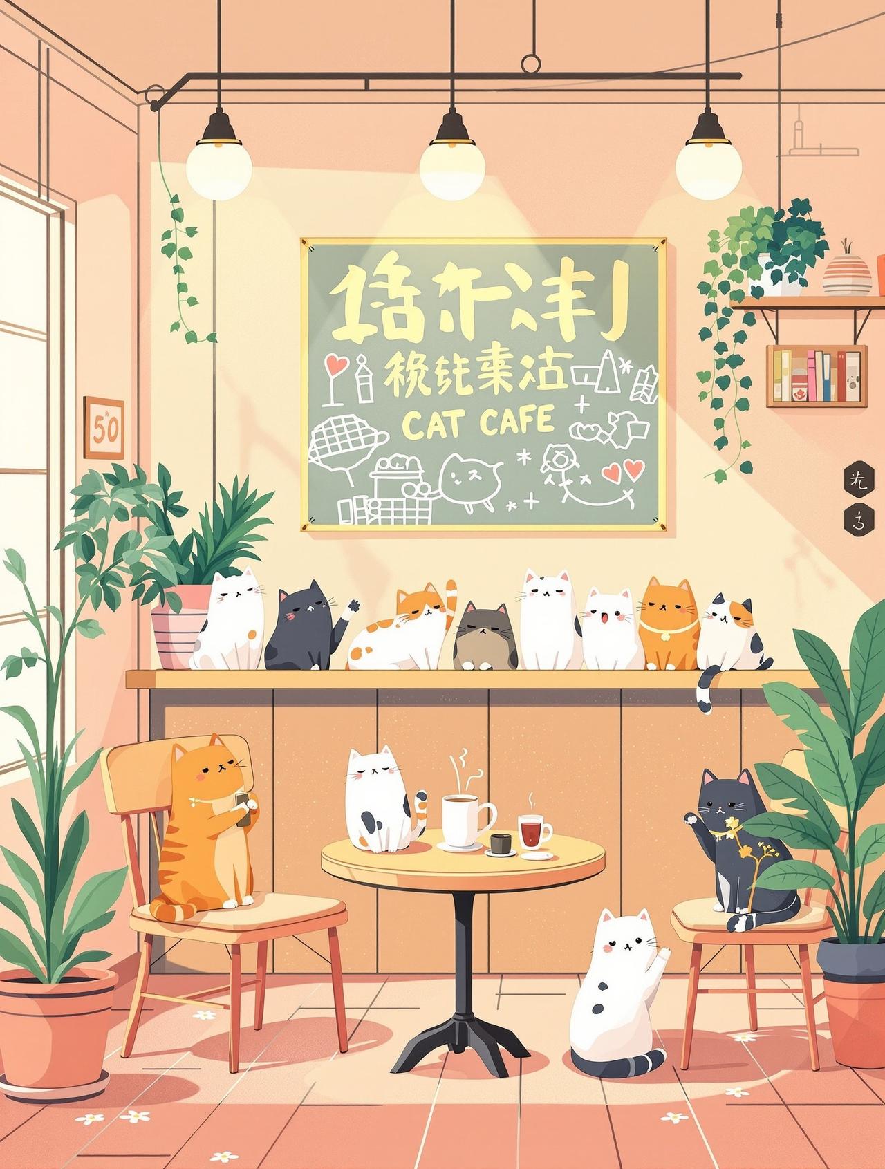 百合短剧 - 猫咪咖啡馆 百合短剧 - 猫咪咖啡馆 - 温情日常治愈动漫短剧